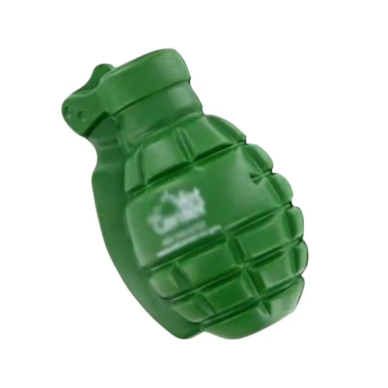 Высококачественный полиуретановый шарик для снятия стресса в форме гранаты, изготовленный на заказ логотип, оптовая продажа с фабрики, шарик для снятия стресса
