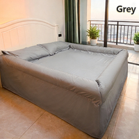 Nouvel ensemble de draps de lit king size avec bordure pour dortoirs étudiants et usage domestique