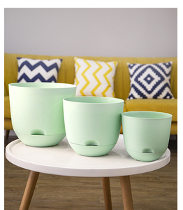 Maceta para Plantas de Interior y Exterior, Macetas para <span class=keywords><strong>Suculentas</strong></span>, Macetas Autorregantes <span class=keywords><strong>con</strong></span> Orificios de Drenaje y Platos - Product Image 5