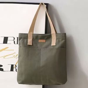 Women's Tote <b>Bag</b> Canvas <b>Sewing</b> Thread Large Capacity Handbag Convenient Practical Female's Canvas <b>Bag</b> - Product Image 4
