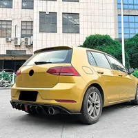 Pour Golf 7.5 Pour Modèle Standard 2017-2019 Diffuseur de Pare-chocs Arrière Protection de Carrosserie Extérieure Accessoires
