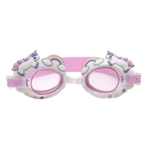 A forma di animale cartone animato eco-friendly leggero Anti-appannamento Anti-uv in Silicone impermeabile occhiali da nuoto regolabile laccio per - Product Image 4