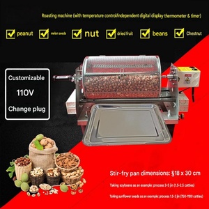 Tostador <span class=keywords><strong>de</strong></span> Nueces Industrial a Gas, Tambor <span class=keywords><strong>de</strong></span> Acero Inoxidable <span class=keywords><strong>de</strong></span> 50 kg para Granos <span class=keywords><strong>de</strong></span> Café, Anacardos y Almendras - Product Image 2