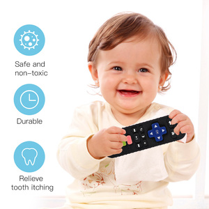Siêu hài hước mô phỏng từ xa Teether đồ chơi cho trẻ em bé chơi toouch cắn giảm đau răng Silicone sản phẩm tùy chỉnh - Product Image 4
