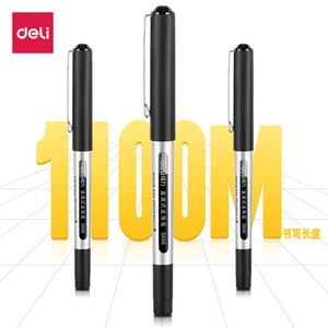 Bolígrafo de Tinta Líquida Deli S656, 0.5 mm, Azul, Negro, Rojo, Recargable, para Estudiantes, Exámenes, Oficina - Product Image 1