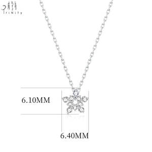 Collar con colgante de diamante natural real de oro sólido de 18 quilates con diseño de estrella, joyería para mujer, muy popular, para uso diario. - Product Image 3