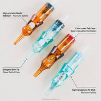 Cartouches d'aiguilles de tatouage STALYX ULTRA de qualité professionnelle avec spécifications laser et contrôle qualité strict pour un tatouage de précision, 20 pièces