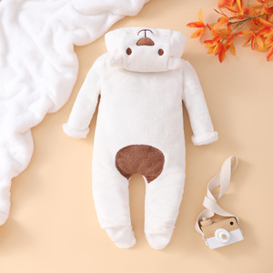 Newborn Winter Thickened Jumpsuit Warm Children's Climbing Clothes with Zipper - Product Image 4