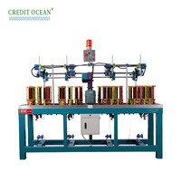 Machine à tresser les cordes Credit Ocean CE 4-16-110, machine à tresser les lacets à grande vitesse, machine à tresser les faisceaux de câbles
