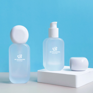 30ml 50ml Professional Manufacturer Luxury Serum Oil Package <strong>Custom</strong> Foundation Glass Pump Serum Skincare <strong>Essence</strong> Bottle - Product Image 1