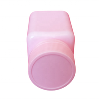 Emballage pharmaceutique de bouteille carrée de HDPE de couleur faite sur commande de mini taille de 60ML pour le comprimé de capsule de pilule avec le bouchon à vis