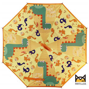 Dimanche Straight-Style Enfants <span class=keywords><strong>Parapluie</strong></span> <span class=keywords><strong>Licorne</strong></span> Imprimé Coloré Pongé Matériel pour Sl Étudiants Adultes Cadre En Métal - Product Image 3
