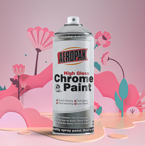 400มิลลิลิตร Aeropak รถโครเมี่ยมสเปรย์สีโลหะผลสำหรับรถยนต์เปลี่ยนสี - Product Image 6