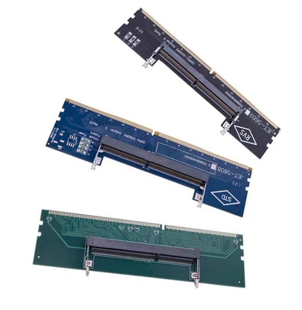 DDR3 DDR4 DDR5 Laptop To Desktop Memory Adapter Card SO-DIMM To PC DIMM Card Connector Card Memory Stick Memory Adapter test