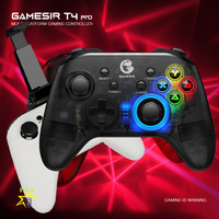 Manette de jeu sans fil GameSir T4 Pro Bluetooth 2.4G pour PS3, PC et Switch