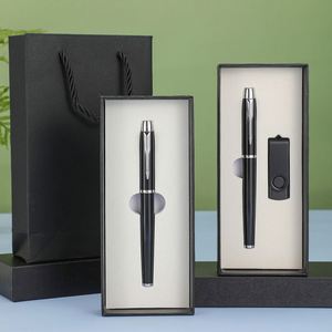 Juego de Regalo Ejecutivo con Logotipo Personalizado, Impresión en Serigrafía, Memoria USB y Bolígrafo Promocionales para Uso en Oficinas Comerciales - Product Image 1