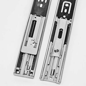 Diapositiva de cajón de <span class=keywords><strong>cierre</strong></span> <span class=keywords><strong>suave</strong></span> de extensión completa de 45mm de ancho, corredores de montaje lateral de <span class=keywords><strong>cierre</strong></span> <span class=keywords><strong>suave</strong></span>, canales telescópicos - Product Image 6