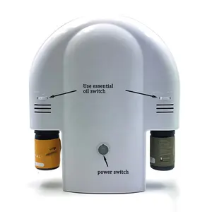 Distributore automatico di profumo a ventaglio di fabbrica Dispenser di deodorante per ambienti a parete diffusore di fragranze a ventola a batteria