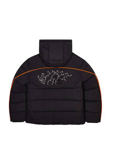 Men's Winter Hooded <b>Jacket</b> with Zipper Custom Outdoor Motorcycle Bomber Embroidered <b>Duck</b> <b>Down</b> Black Quality Thick <b>Jackets</b> - Product Image 3