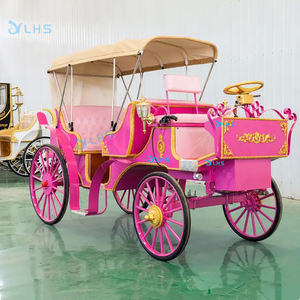 Calèche en plastique d'<span class=keywords><strong>occasion</strong></span> à prix d'usine, chariot de traction de chevaux, fourgonnette de tourisme sans <span class=keywords><strong>cheval</strong></span> pour le tourisme - Product Image 3