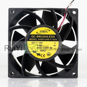 ADDA 24V 48V DC12V 1.5A AC EC 8038 80X80X38MM 8CM Volume d'air élevé nouvelle énergie <span class=keywords><strong>colonne</strong></span> de charge onduleur AD0812XB-F73DS <span class=keywords><strong>ventilateur</strong></span> de <span class=keywords><strong>refroidissement</strong></span> - Product Image 2