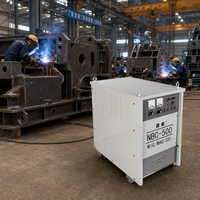 Soudeuse MIG MAG NBC-500 industrielle à thyristors, machine de soudage à gaz CO2 pour la fabrication lourde