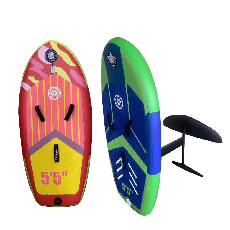 2024 novo design inflável kitesurf asa folha e placa de hidrofólio conjunto prancha de surf hidrofólio