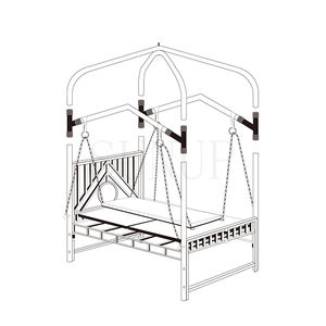 Boîte personnalisée gratuite - Jeu de rôle amusant pour les amoureux, salle de jeu, machine à relier super luxueuse, mobilier de lit sexuel réglable Sm Bondage - Product Image 5