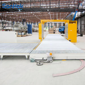 Aangepaste Roestvrij Stalen Vloer Gemonteerde Floor Pallet Transportband Voor Magazijn - Product Image 5