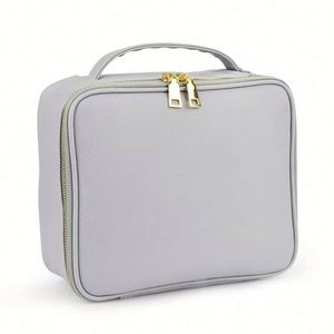 Bolsa de Maquillaje Portátil Impermeable de Nailon PU Personalizada para Mujer, con Cierre, Impresión de Logotipo Personalizado, Bolsa Transparente de PVC - Product Image 6