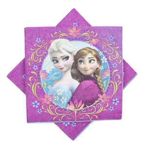 Princesse Fête D'anniversaire Décorations Tasse + Plaque + Paille + Serviette + Fanion Jolie Fille Enfants Faveurs De Fête - Product Image 4