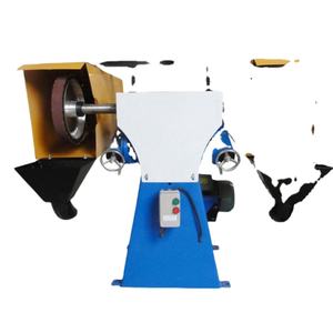 Máquina lijadora de banda para eliminación de polvo, máquina rectificadora de doble estación, banda horizontal para piezas de formas especiales, para fundición y forja - Product Image 1