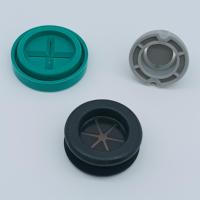 Grommets de protection en caoutchouc silicone noir étanches sur mesure pour câbles et fils