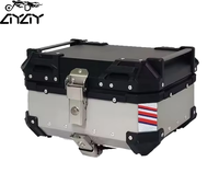 Nouveau design 25L Vente directe d'usine Boîte latérale de moto Étanche en alliage d'aluminium Rangement du coffre arrière de moto Bagages