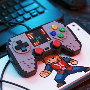 Estilo delgado para controlador inalámbrico Bluetooth para PS4 <span class=keywords><strong>Android</strong></span> y PC con luz de vibración y <span class=keywords><strong>joystick</strong></span> de dirección de volante de juego para jugadores - Product Image 3