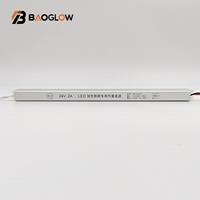 Prix usine – Alimentation à découpage 12/24 V 4/2 A pour ruban LED, écran et éclairage, 24 V pour lumières LED 48 W, variateur IP20