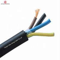 Kabel Daya Fleksibel Berlapis Karet Tahan Cuaca & Minyak YCW Heavy Duty untuk Penggunaan Industri