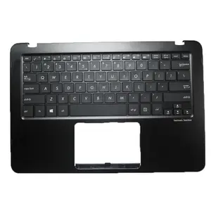 华硕笔记本电脑掌托和键盘UX360UA-1C新黑色封面，带黑色背光，不带触摸板美国英语