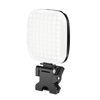 Lumière vidéo de poche réglable de lumière d'anneau de LED rechargeable portative pour l'éclairage photographique de selfie et de caméra de téléphone