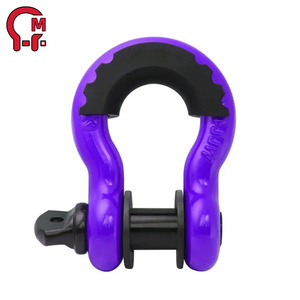Grillo a 3/4 di arco HLM Super Supplie in acciaio legato zincato per industria pesante e mineraria con perno di sicurezza per traino - Product Image 2
