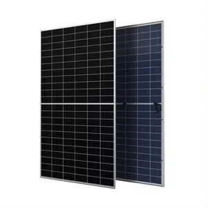 HUASUN panel surya harga pabrik Hjt modul surya efisiensi tinggi 700 ~ 720w Bifacial tipe-n