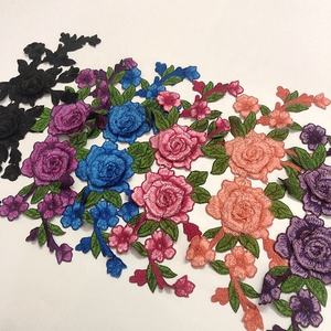 Çok renkler nakış 3d çiçek aplike yama giysi DIY aksesuarları ltaccessories 3a - Product Image 5