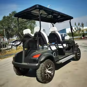 New Factory Direct <strong>Sales</strong> 4 Seater <strong>Petrol</strong> <strong>Golf</strong> <strong>Buggy</strong> <strong>Golf</strong> Carts Black - Product Image 2