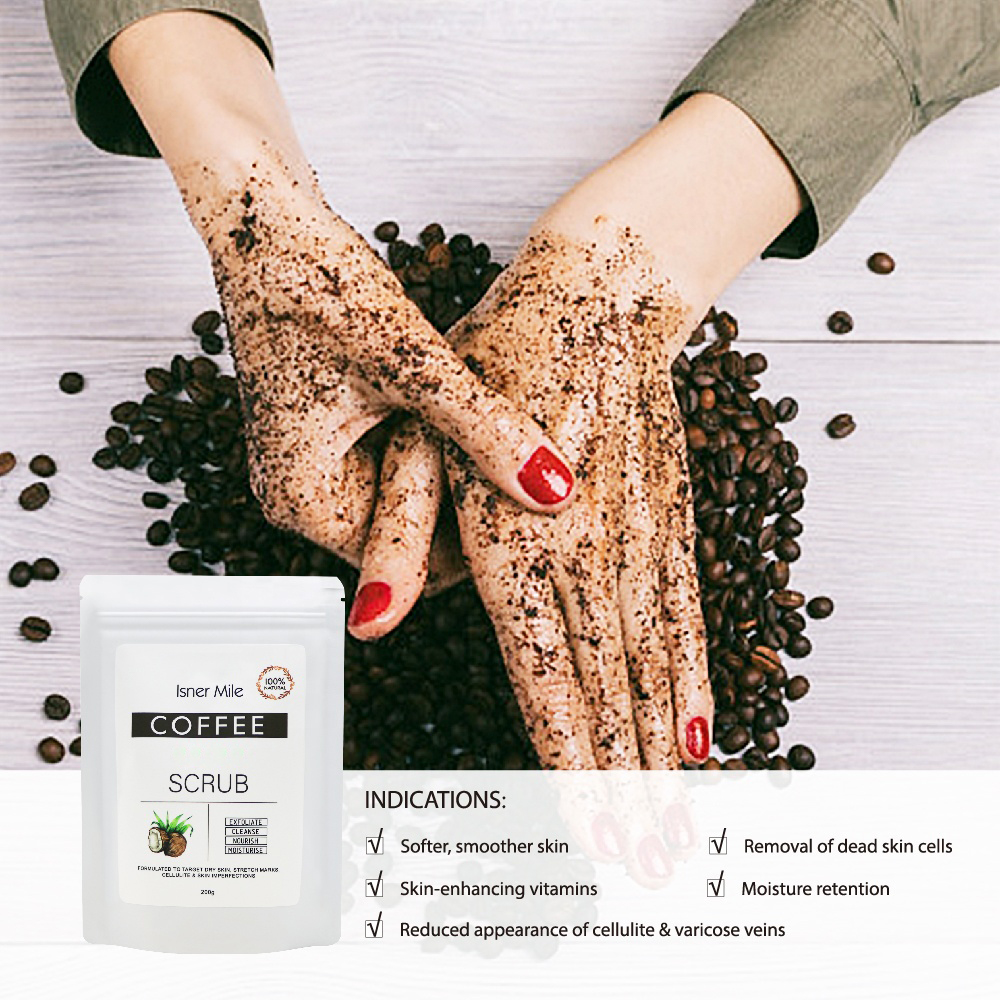 Organic Coffee Body Scrub Dead Sea Sale Coconut Scrub OEM Private label