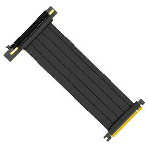 PCIE 4.0 16x Riser כבל הארכת כרטיס מסך PCI Express GPU הרחבת כרטיס 90 תואר Riser