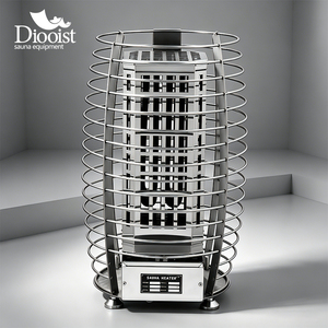 Poêle de sauna sec Diooist en acier inoxydable 304, chauffage de sauna avec protection de sécurité type nid d'oiseau SAO-9KW pour salles de sauna à domicile, hôtels et clubs - Product Image 1