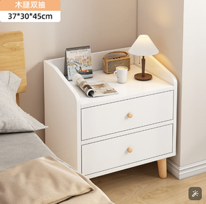 Table de chevet moderne pour chambre à coucher étagère de rangement intelligente armoire de chevet simple et moderne pour maison en verre MDF pour célébrité sur Internet - Product Image 6