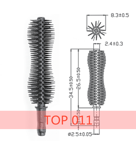 Aplicador de Máscara de Silicona Cosmética, Cepillo para Extensión de Pestañas, Cepillos para Pestañas - Product Image 3