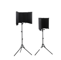 Microphone à main motif polaire cardioïde Isolation facile à utiliser Cabine insonorisée Support de trépied Communication filaire Métal