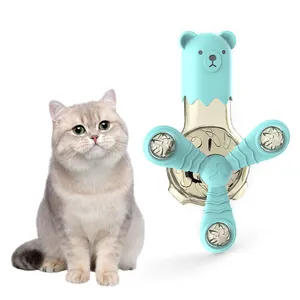 Pet Cat Multifunctional Toy Catnip Luminous Sound Rotating Educational Toy